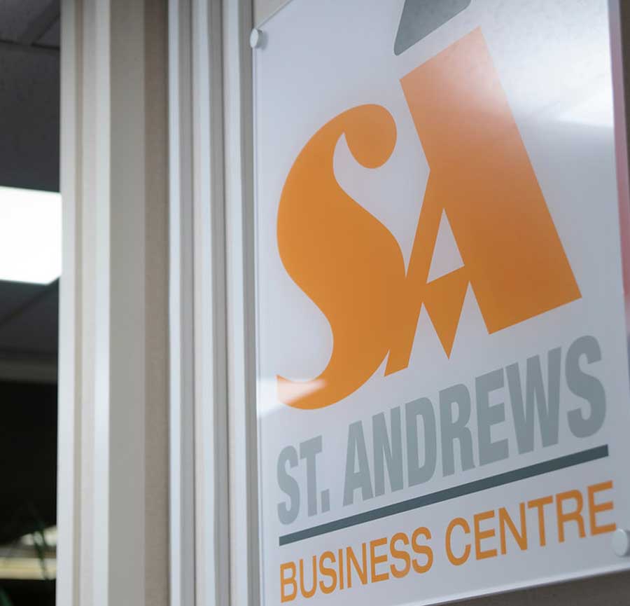 Office desk at St Andrews